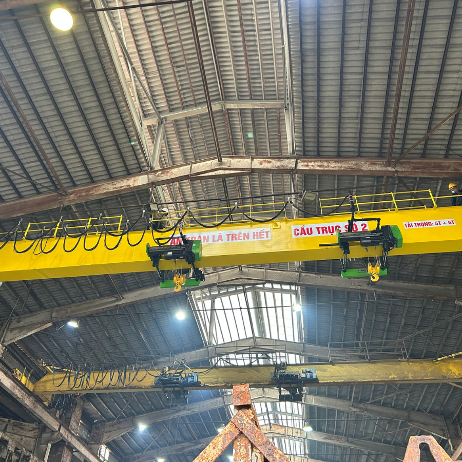 Cầu trục 10 tấn | Tất cả những điều nhà xưởng cần biết trước khi lắp đặt