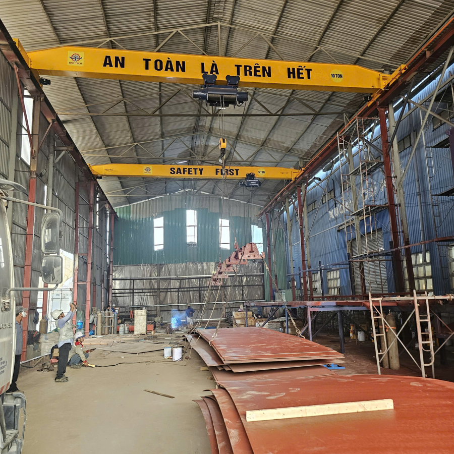 Cầu Trục Dầm Đơn Dưới 5 Tấn – Giải Pháp Tối Ưu Cho Xưởng Vừa Và Nhỏ